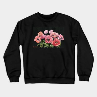 Pink poppies Crewneck Sweatshirt